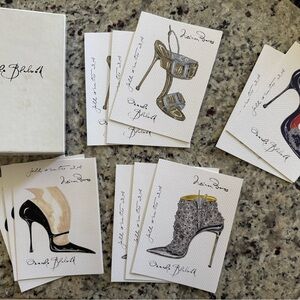 Manolo Blahnik Shoe Thank You Cards Set